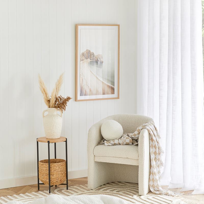 Memphis Cream Boucle Chair