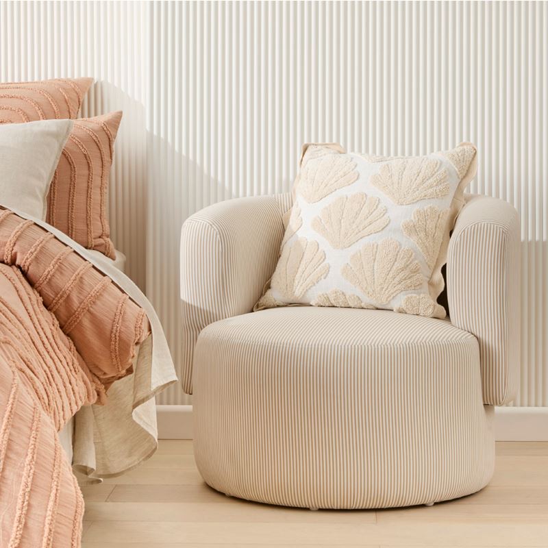 Essay Beige Stripe Chair