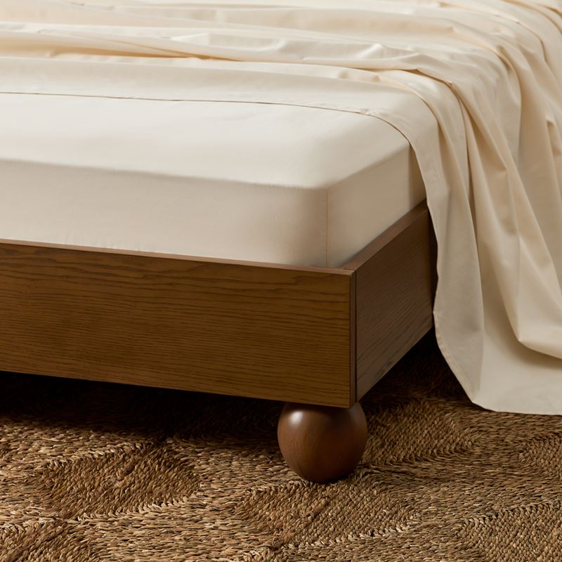 Cisco Walnut Timber Bed Base