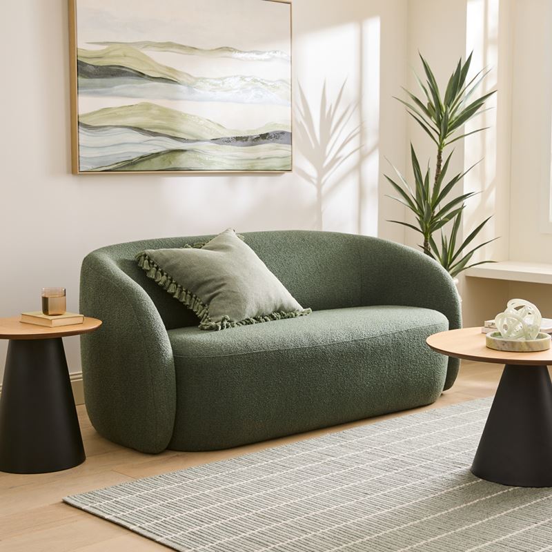 Kiel Sage Boucle 2.5 Seater Sofa