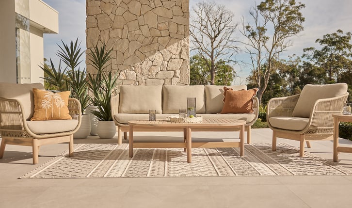 Noosa 4 Piece Outdoor Lounge Setting