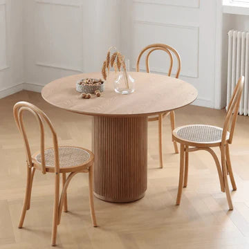 Marie Solid Wood Round Dining Table